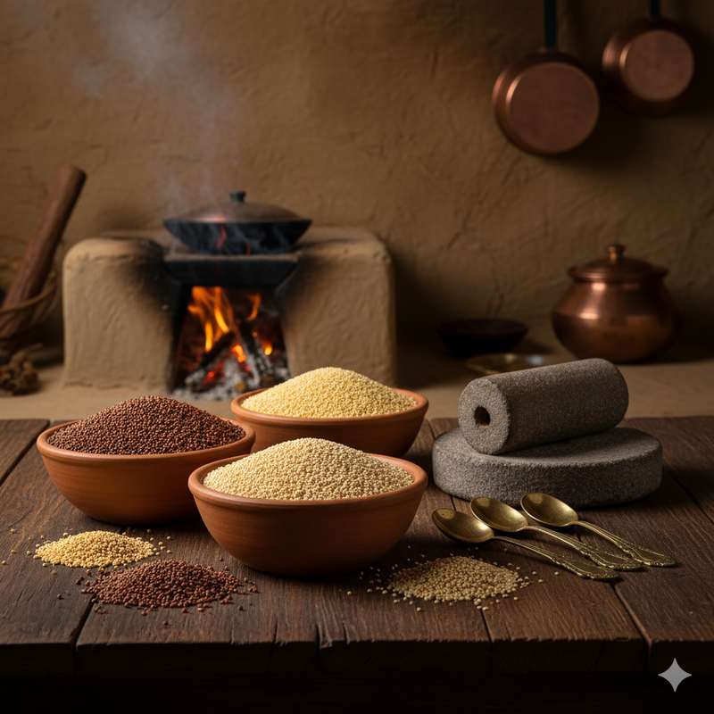 Unpolished Millets & Grains