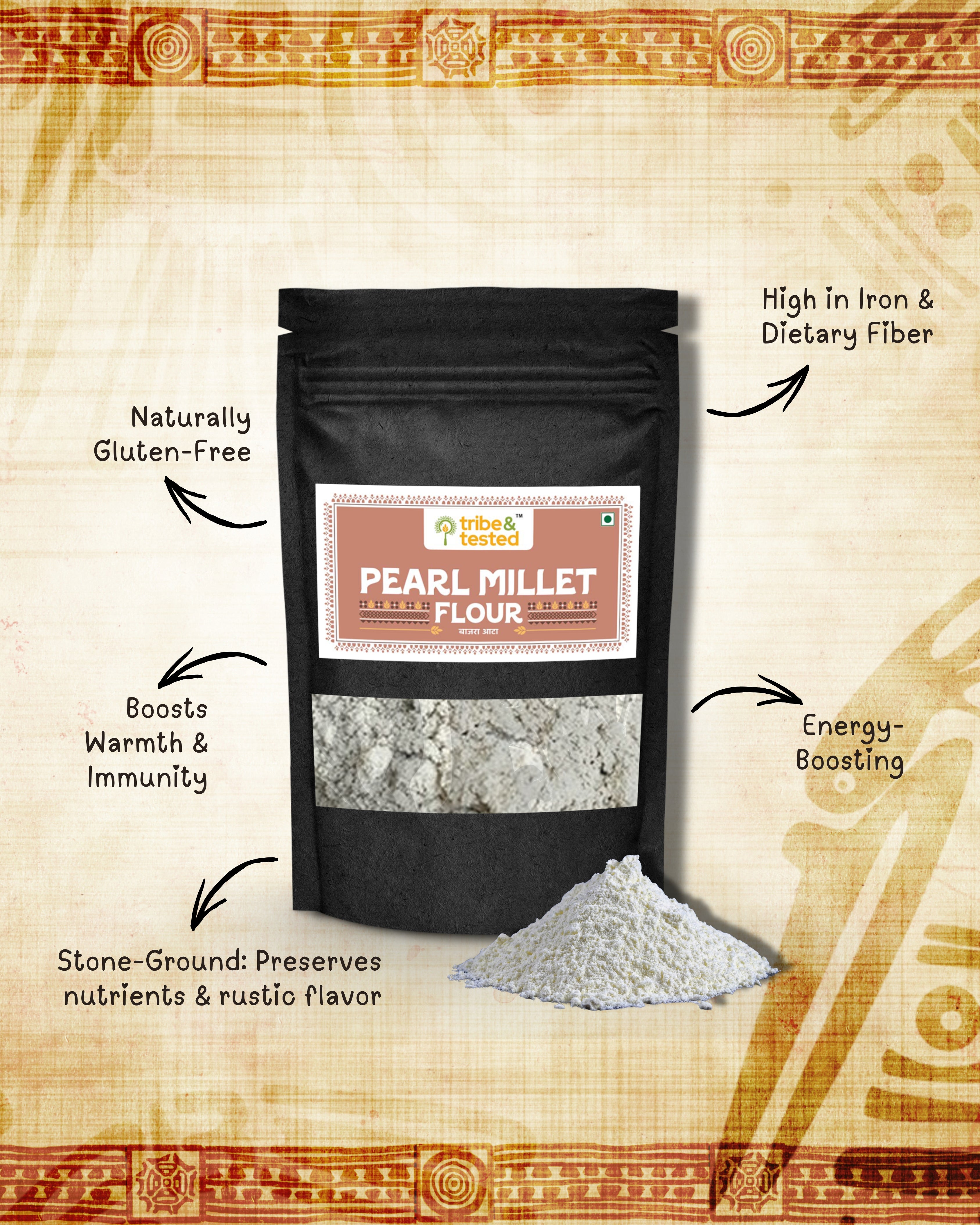 Pearl Millet (Bajra) Flour – 750g