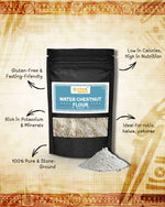 Stone-ground Singhada flour gluten-free water chestnut flour 1kg pack with nutritional benefits and uses