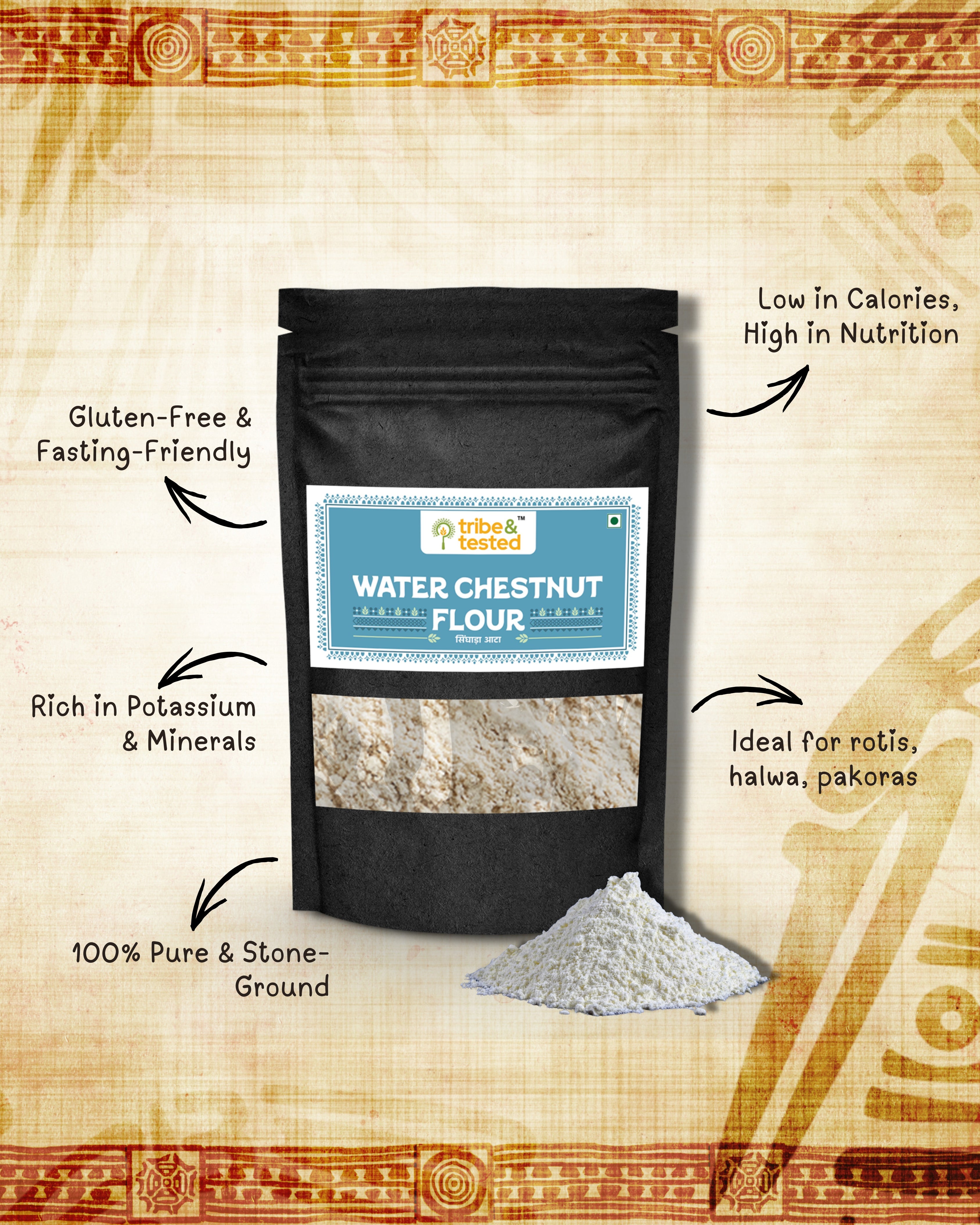 Water Chestnut (Singhada) Flour – 750g