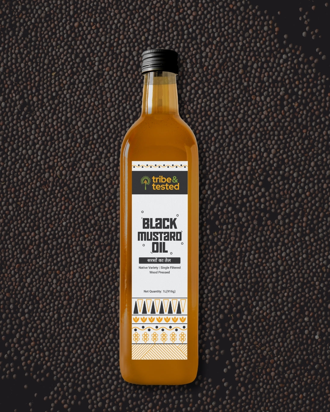 Wood-Pressed Mustard Oil – 1 Litre