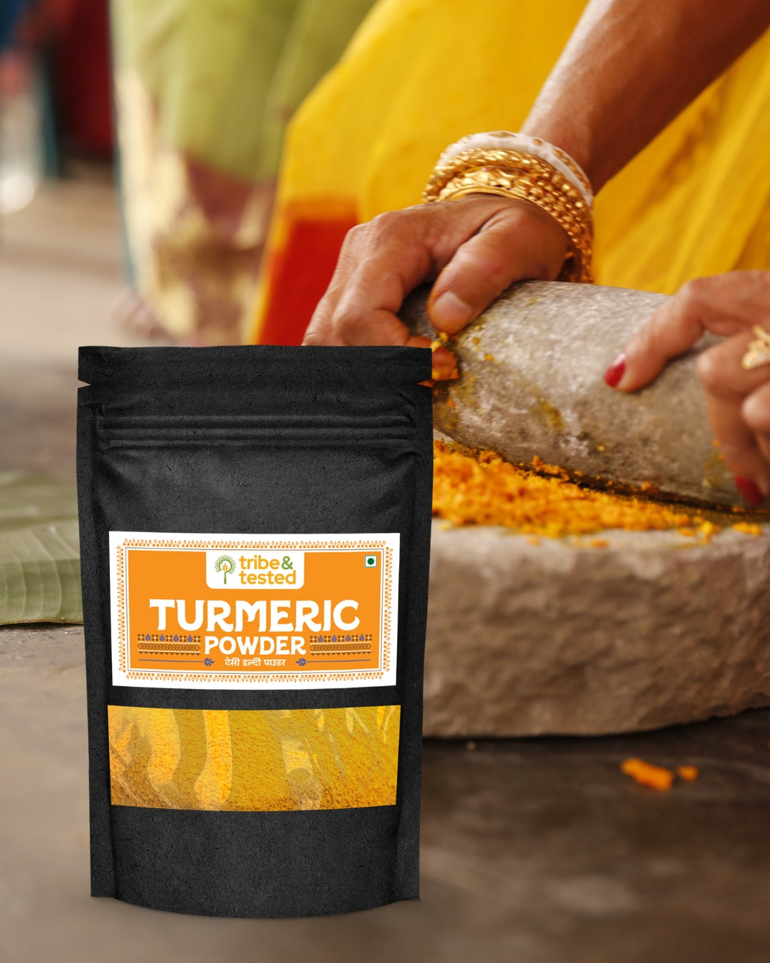 Stone-Ground Turmeric (Haldi) Powder – 150g