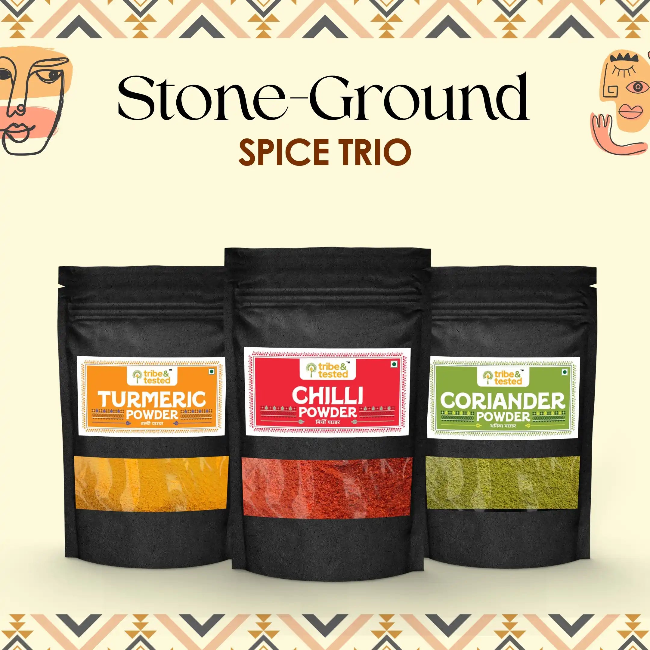 Stone-Ground Spice Trio