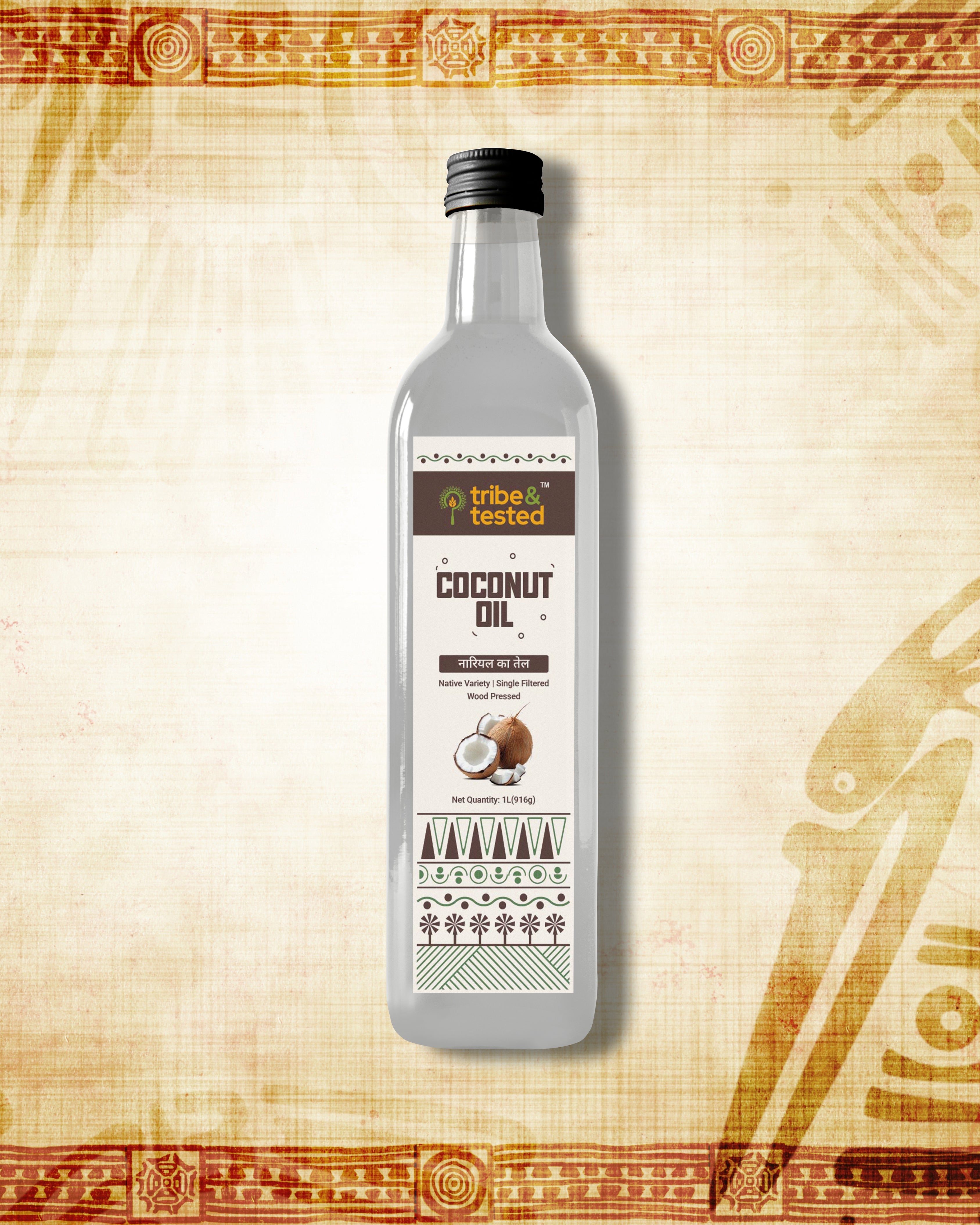 Wood-Pressed Coconut Oil – 1 Litre