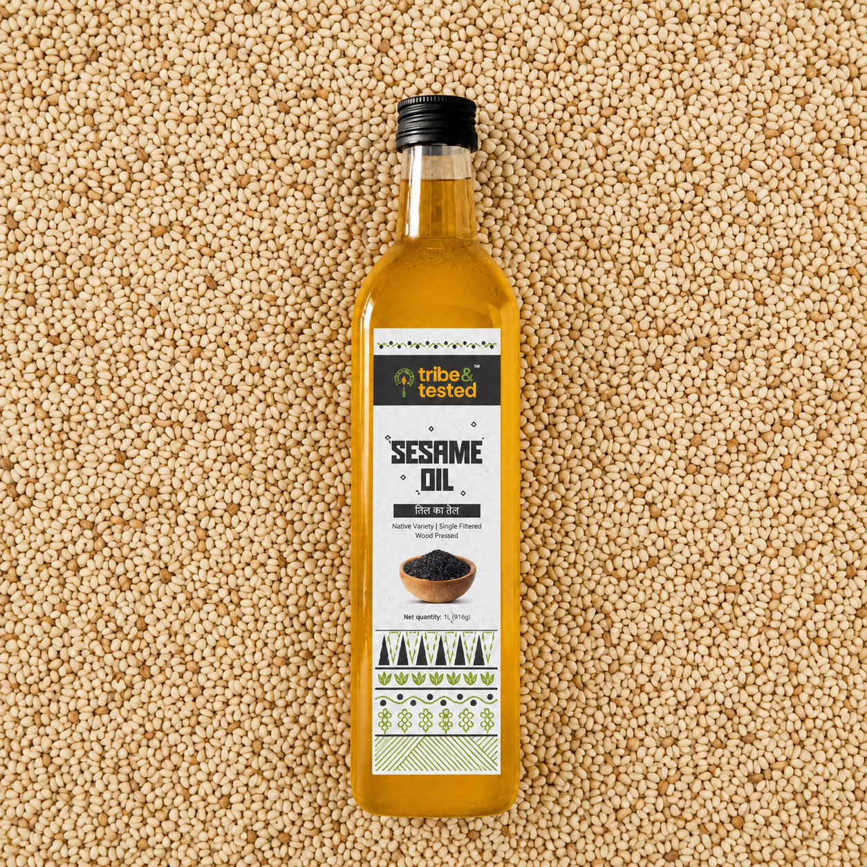 Wood-Pressed Sesame Oil – 1 Litre