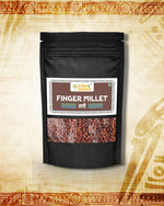 Finger Millet Grain 1kg pack, unpolished, calcium-rich, gluten-free, versatile for porridge and rotis.