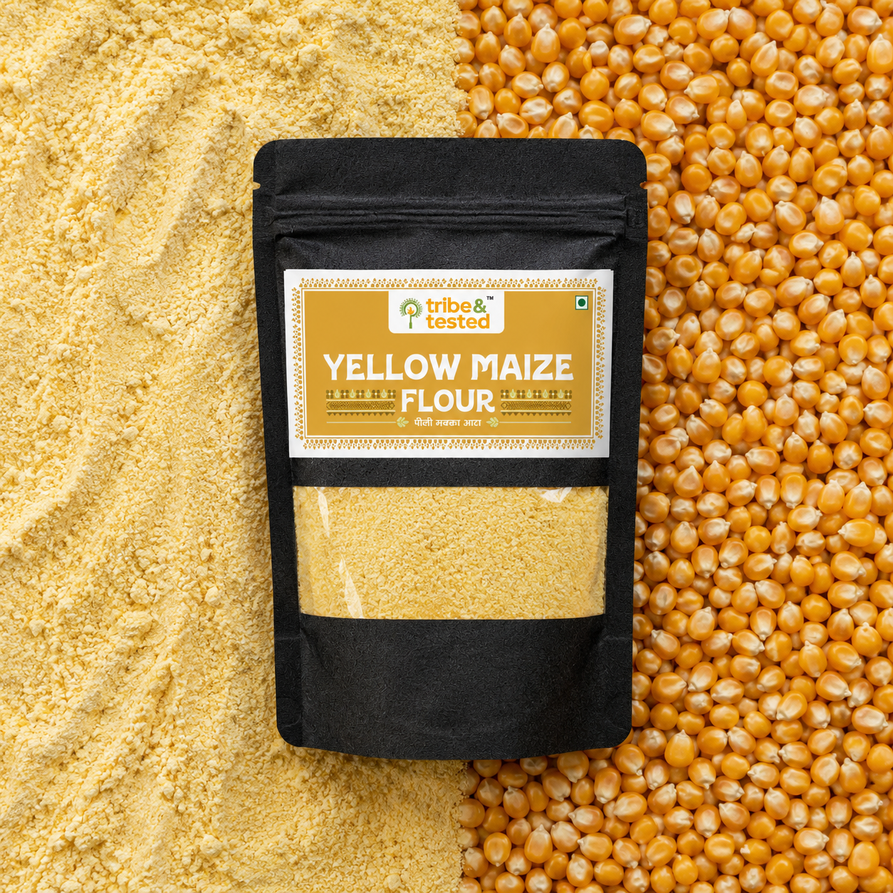 Yellow Maize (Makki) Flour – 1Kg