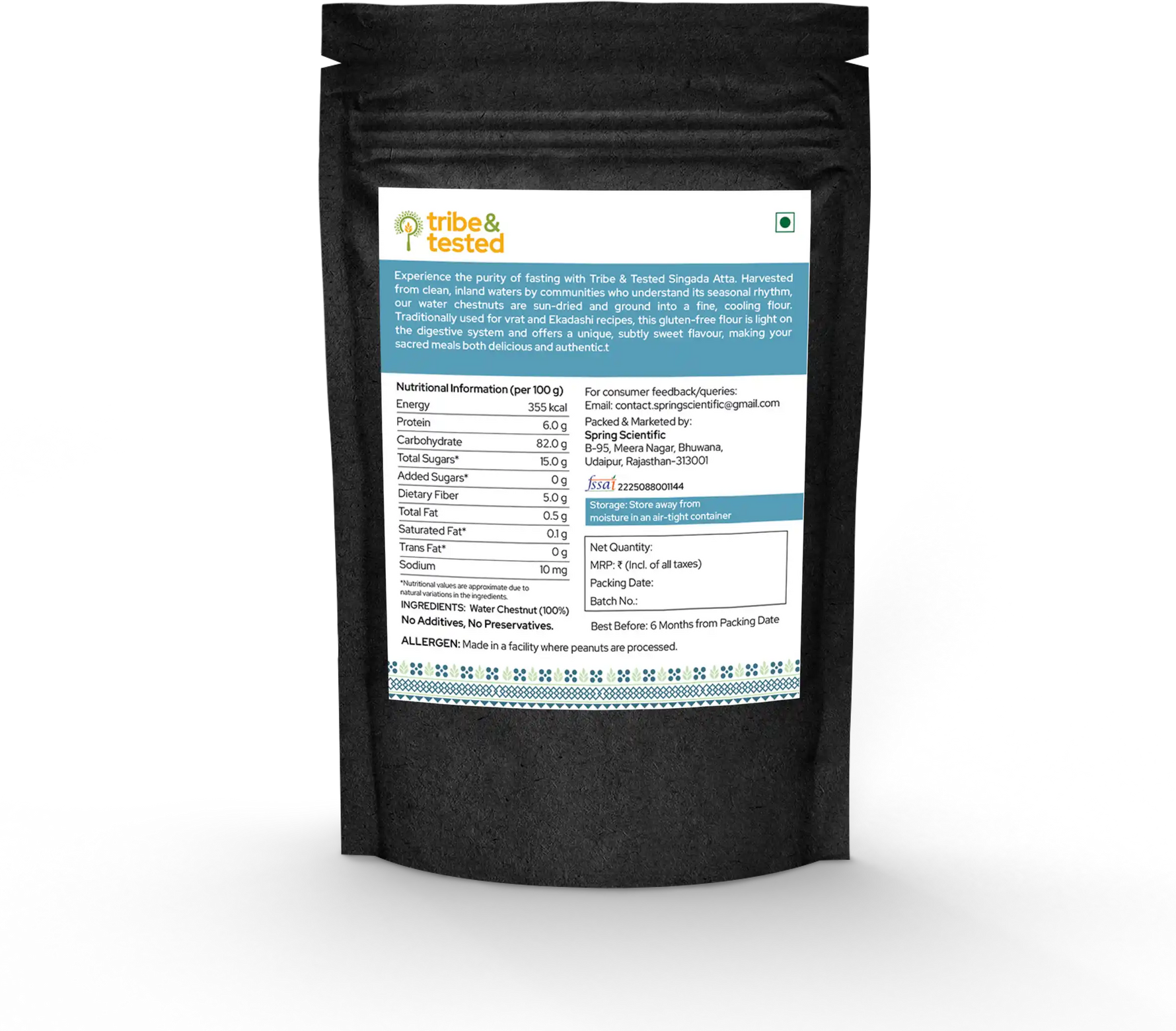 Water Chestnut (Singhada) Flour – 1Kg